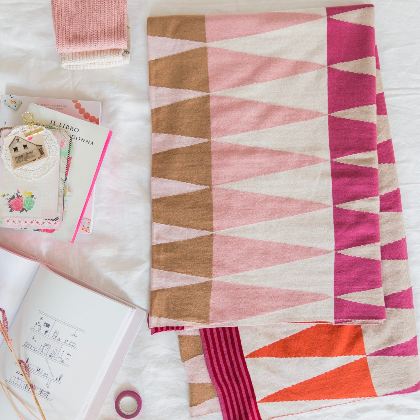 Oliver Blanket Pink