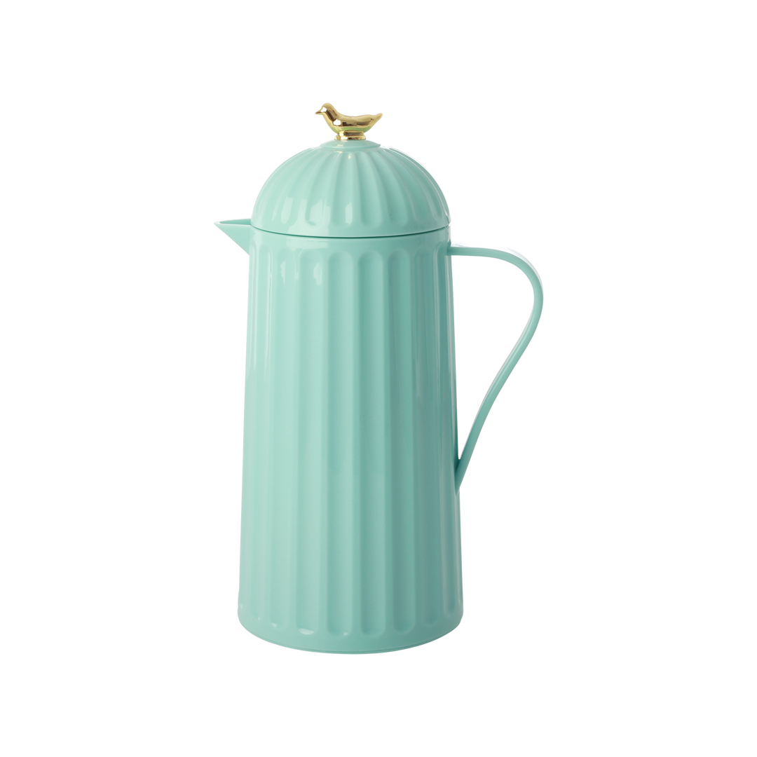 Thermo Flask with Gold Bird on Lid