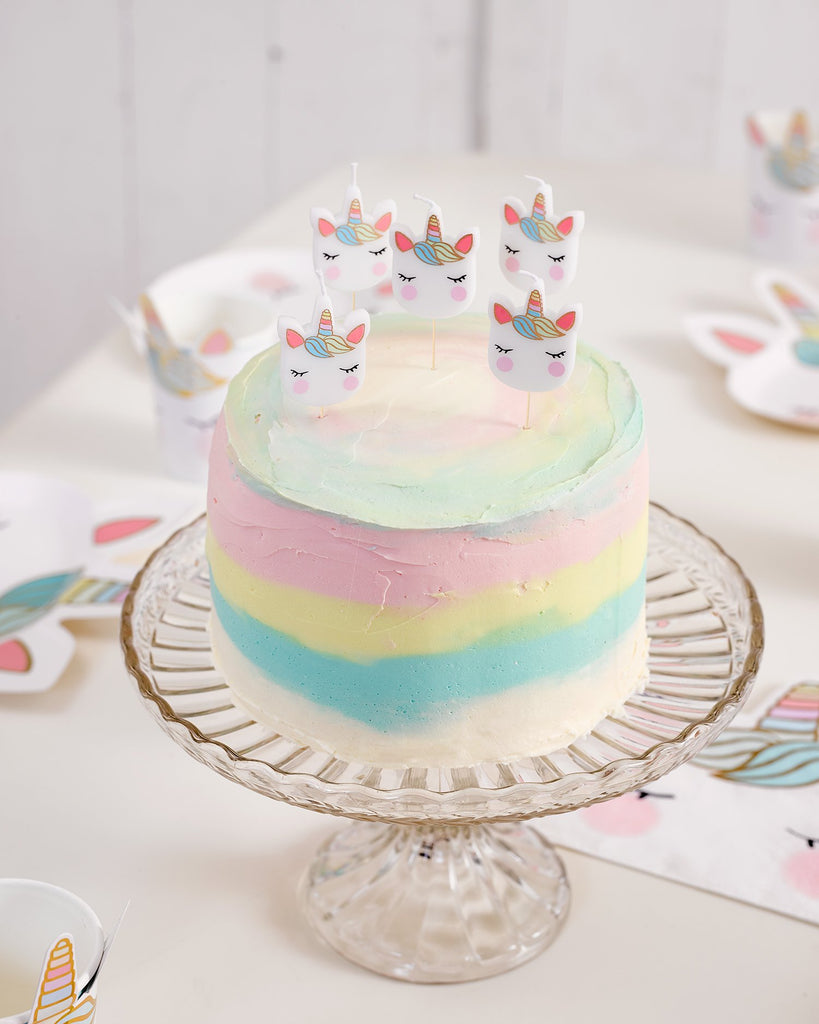 Unicorn Candles - 5 pack