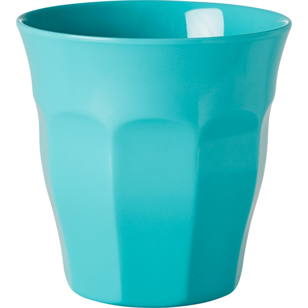 MEDIUM MELAMINE CUP - TURQUOISE