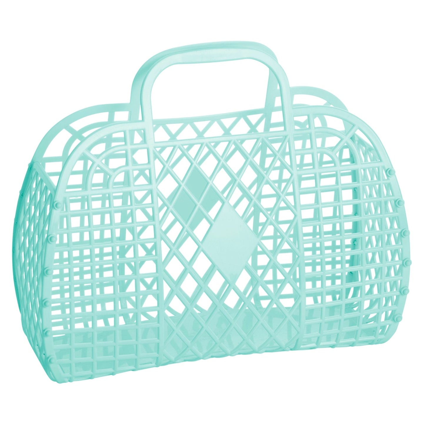 Retro Basket Jelly Bag - Large Mint