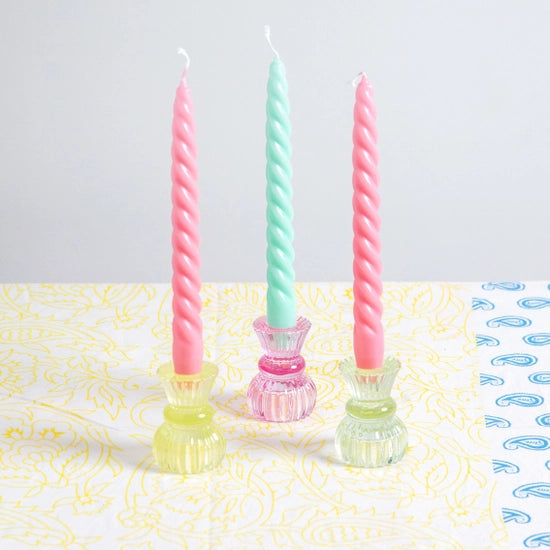 Small Glass Candle Holder