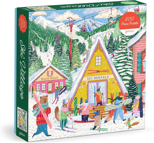 Ski Village 500 Piece Jigsaw Puzzle