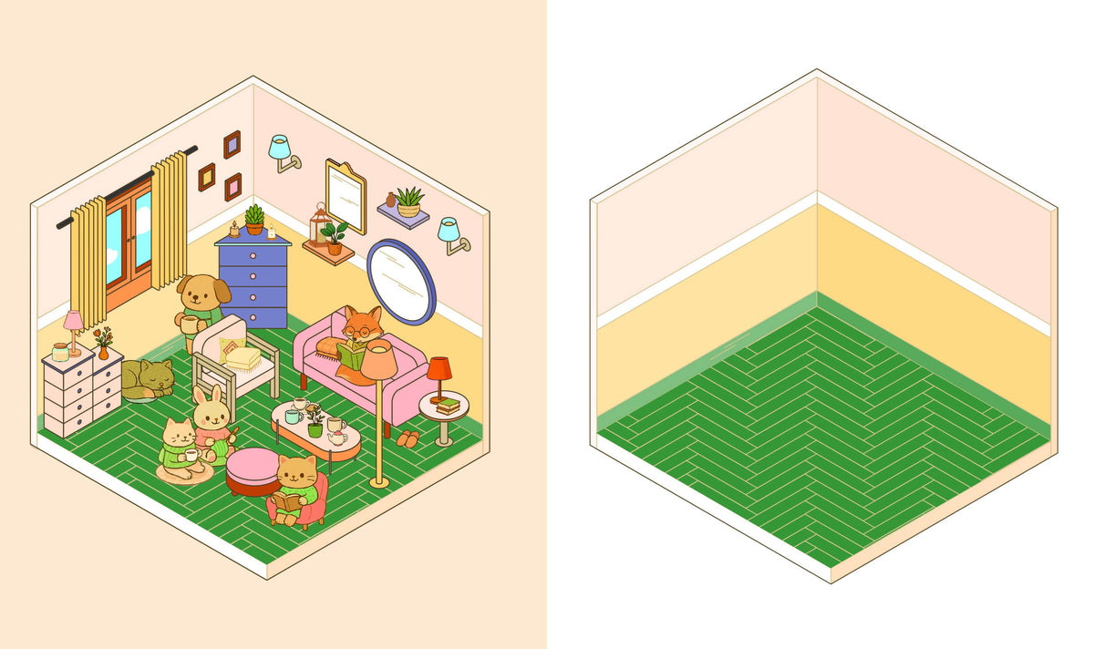 Cute N Cosy Sticker Therapy: Homes