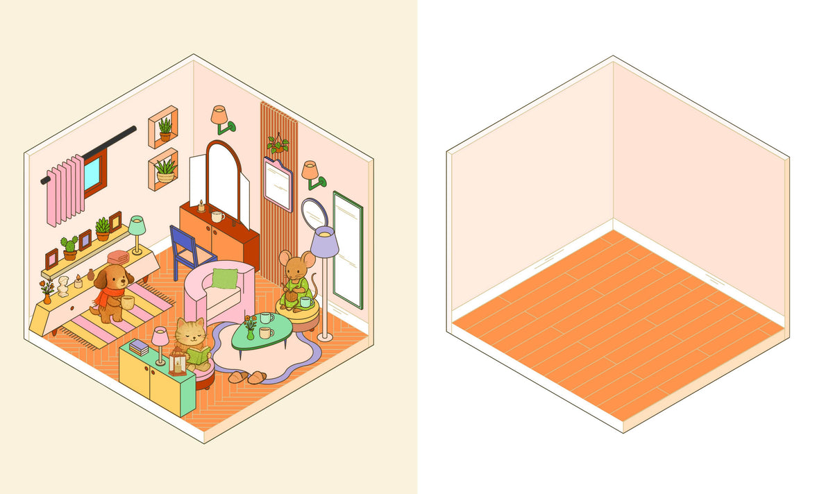 Cute N Cosy Sticker Therapy: Homes