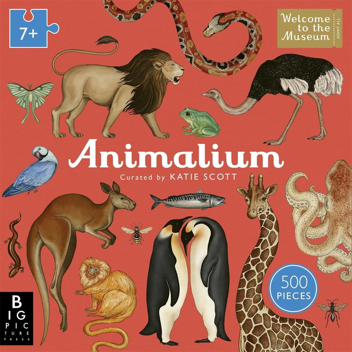 Animalium 500 Piece Jigsaw Puzzle