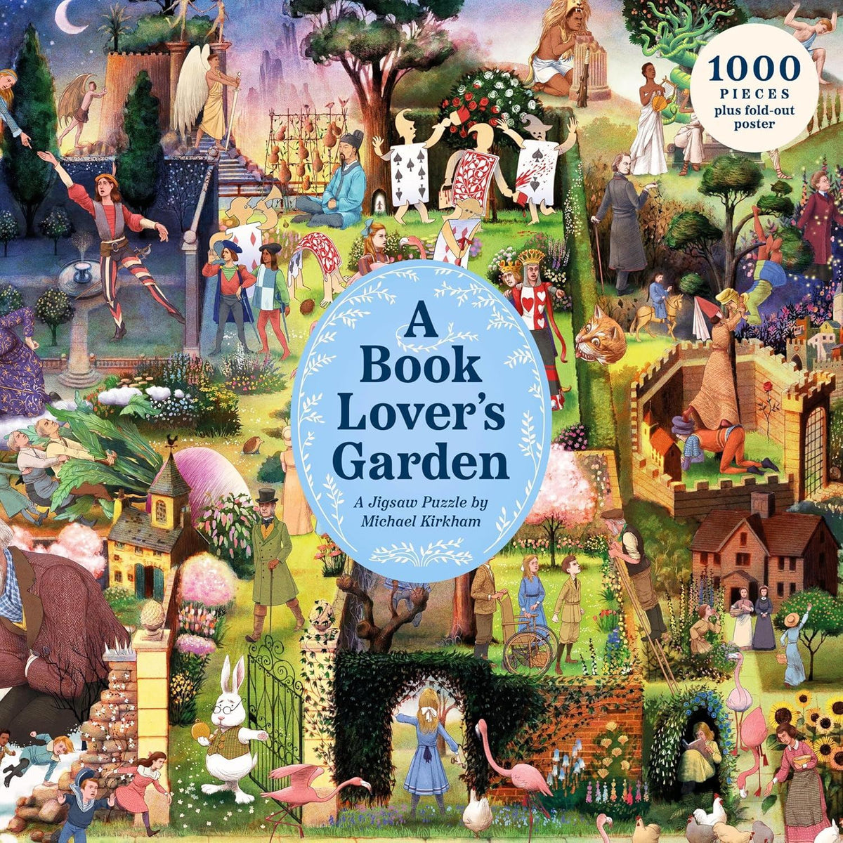 Book Lovers Garden - 1000 Piece Jigsaw Puzzle