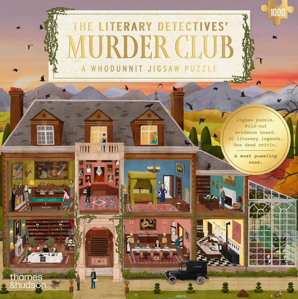 Literary Detectives Murder Club - 1000 Piece Jigsaw Puzzle