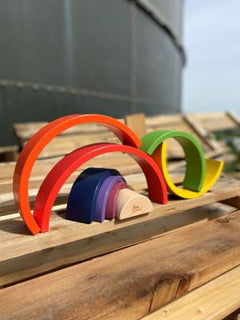 Wooden Stacking Rainbow