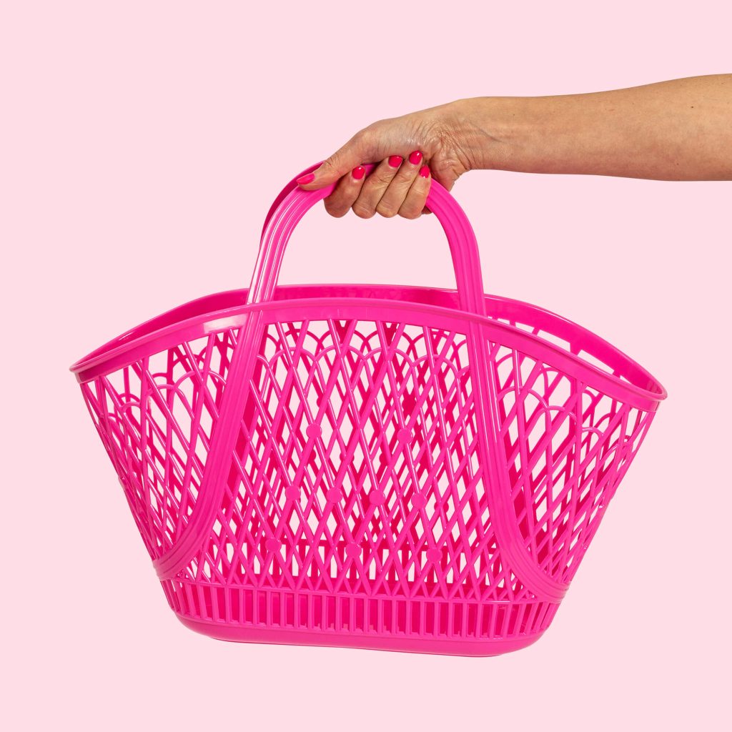 Betty Basket Jelly Bag in Berry Pink