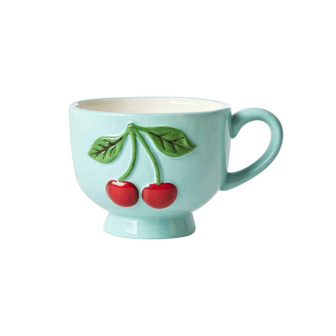 Ceramic Mug - Cherry - Mint