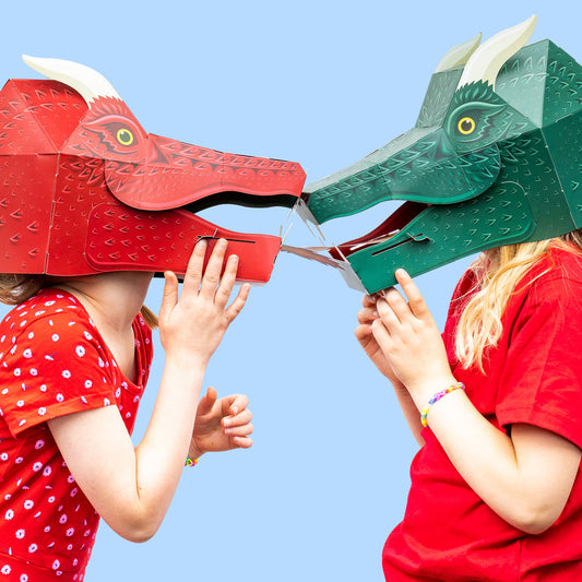 Make your own Fire - Breathing Dragon Mask