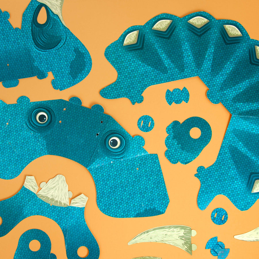 Make your own Triceratops Mask