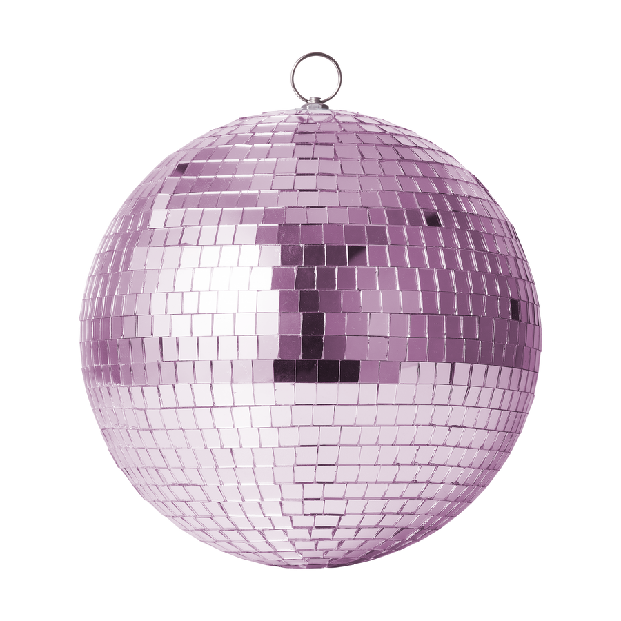 Large Round Disco Ball - Soft Pink