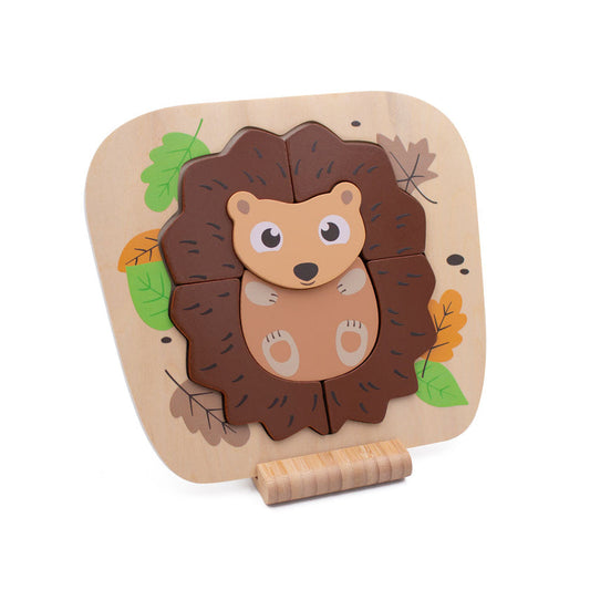 Woodland Hedgehog Wooden Raised Puzzle