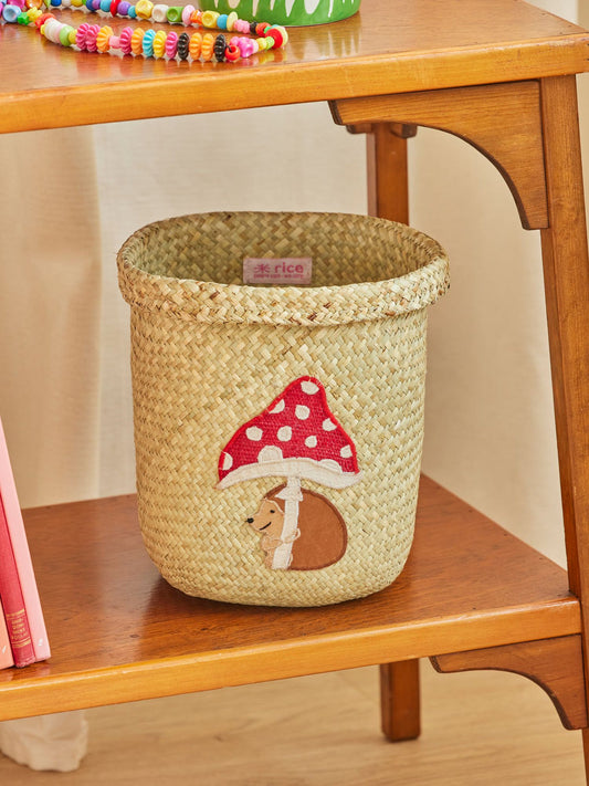 Large Raffia Storage Basket - Happy Forest Theme