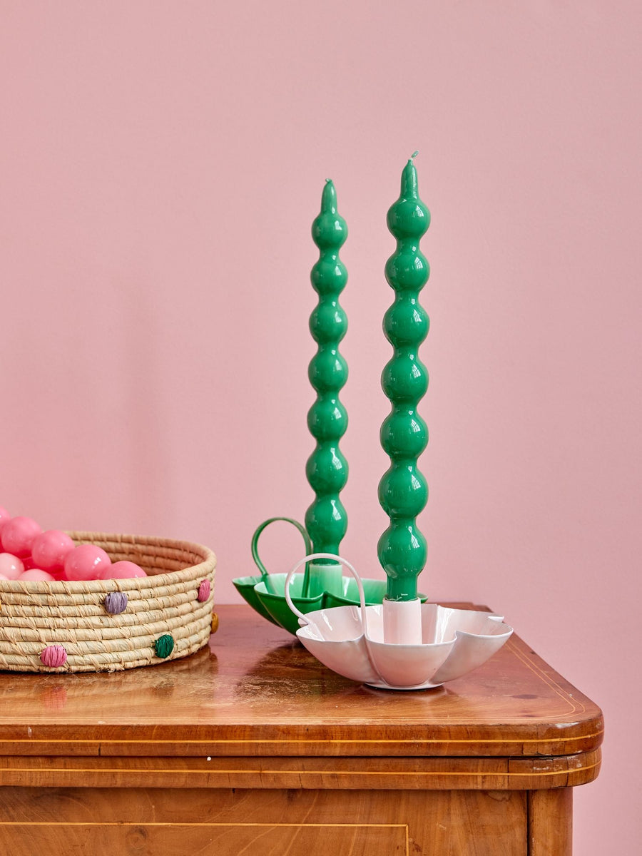 Curved Candles 2 pack - Green