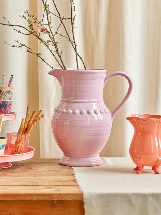 Extra Large Ceramic Jug 7.9L - Soft Pink