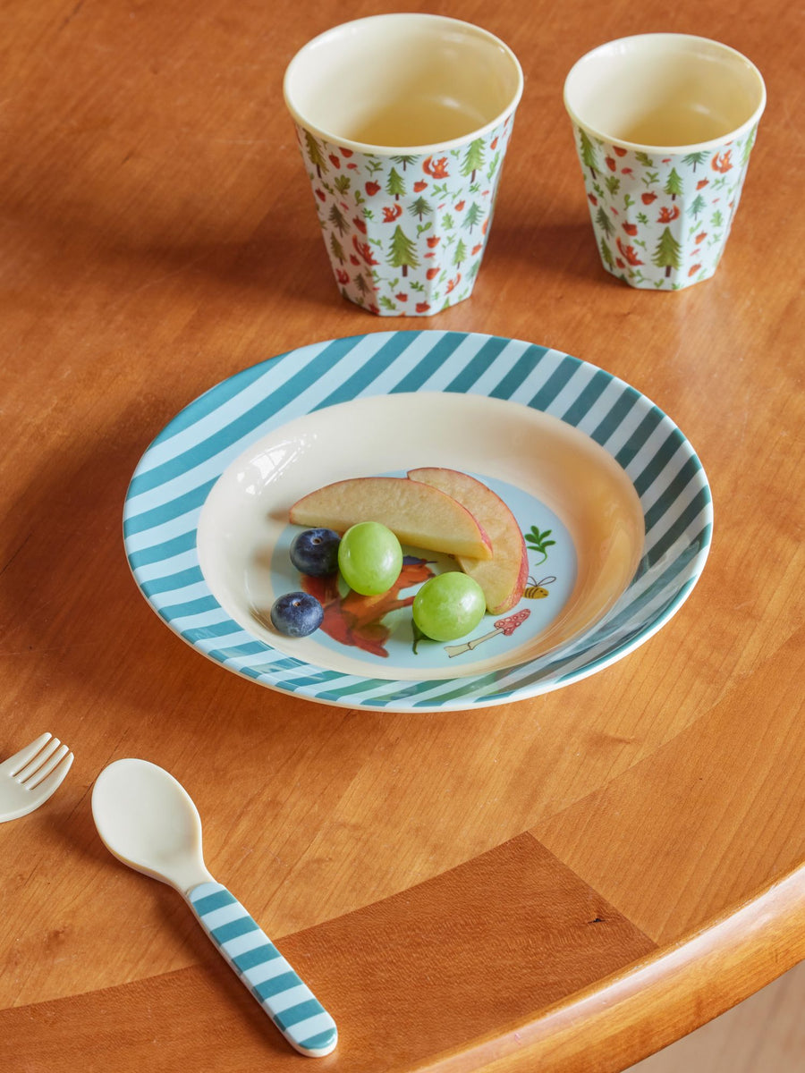 Squirrel Print Melamine Soup Bowl