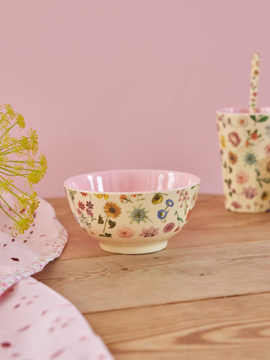Melamine Bowl with Floras Dream Print - Medium