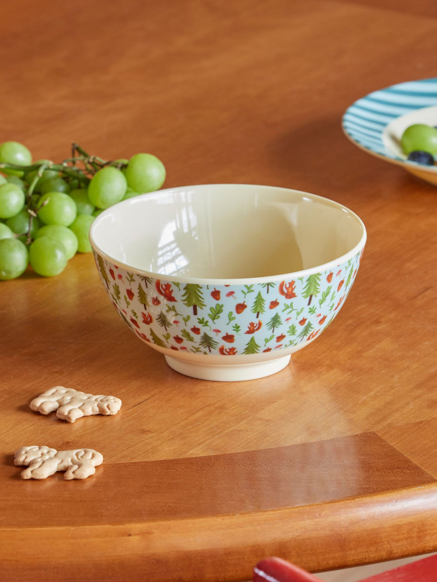 Squirrel Print Melamine Medium Bowl