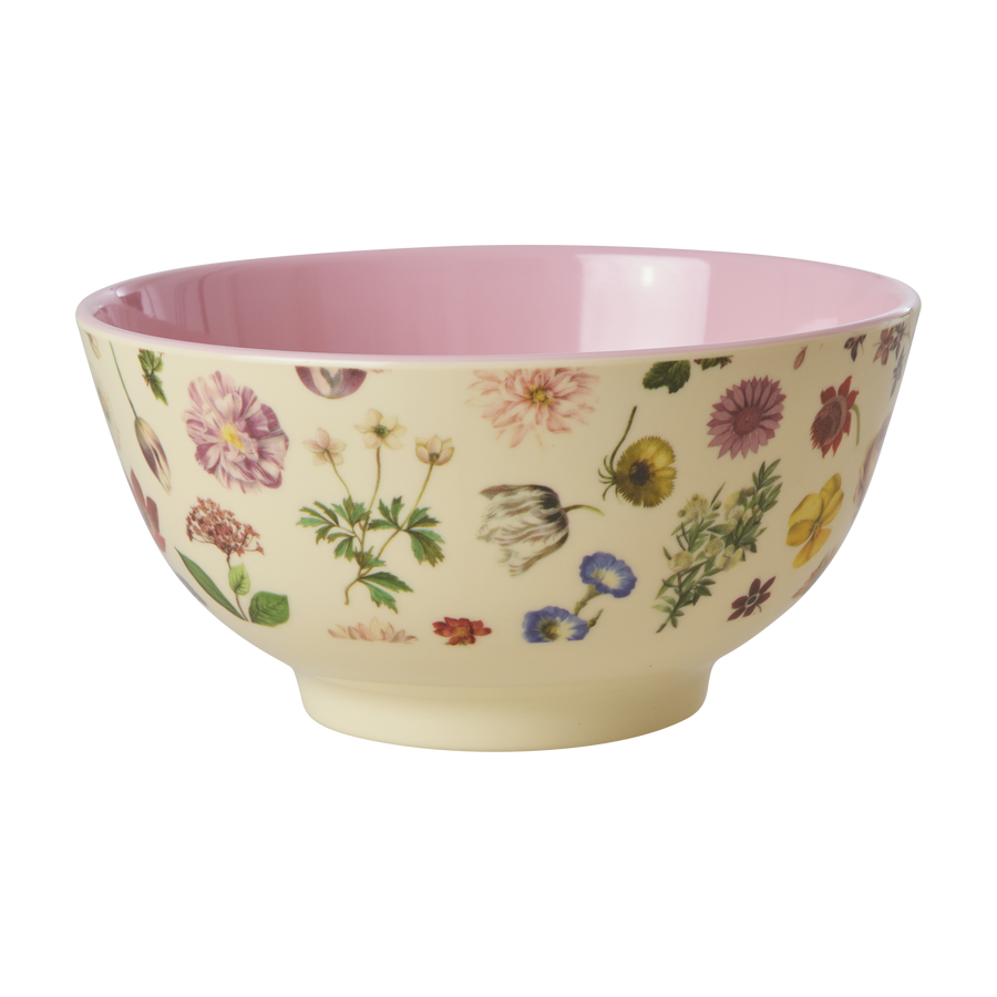Melamine Bowl with Floras Dream Print - Medium