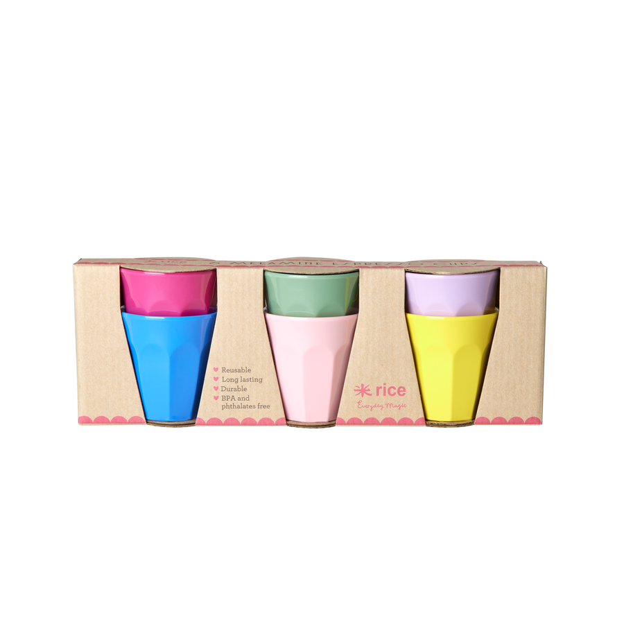 Melamine Espresso Cups - 6 piece set