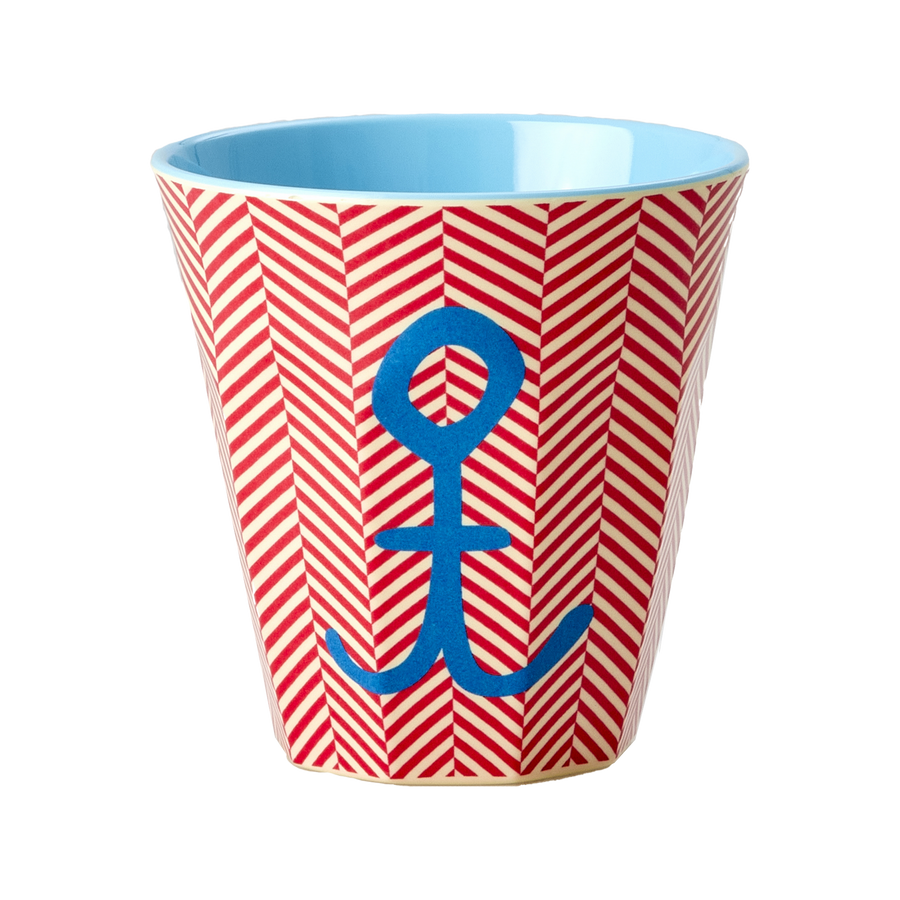 Anchor Print Medium Melamine Cup