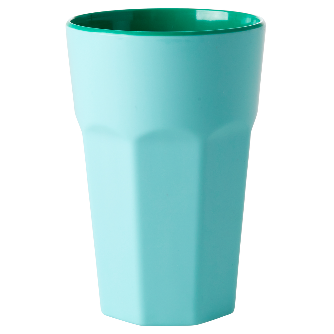 Melamine Cup in Two Tone Mint - Tall