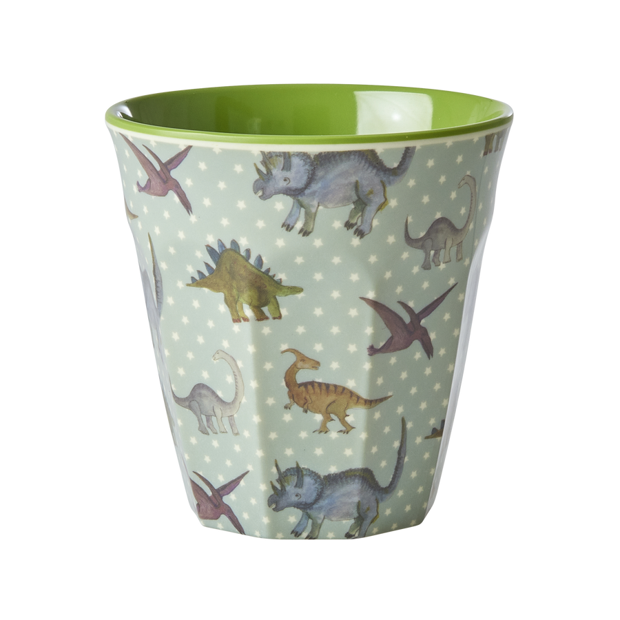 Medium Melamine Cup - New Dino Print