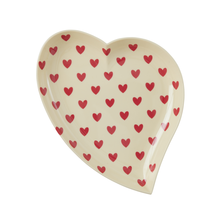 Heart Plate - Darling Hearts Print