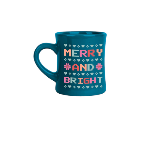Merry and Bright Diner Mug