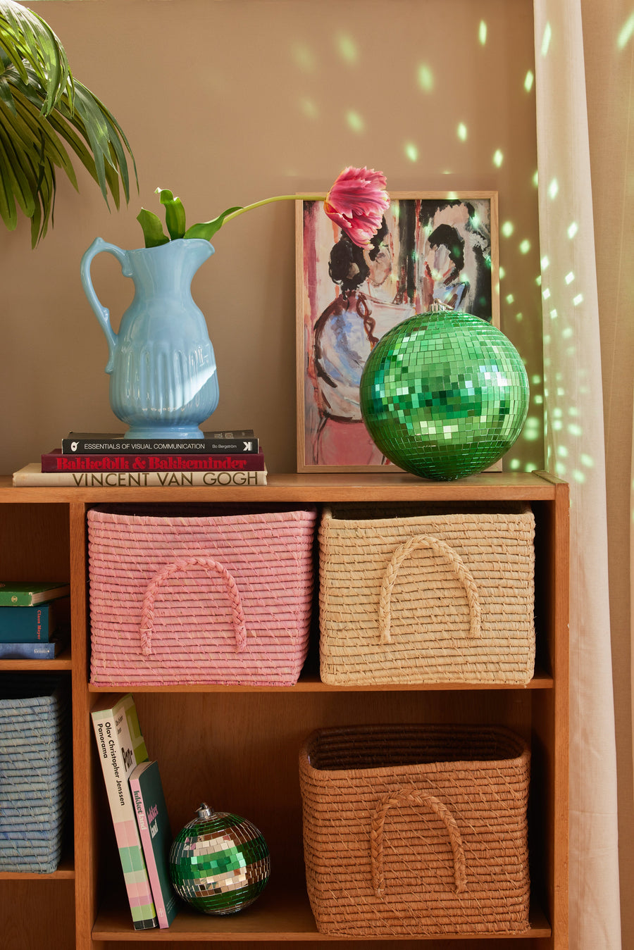 Large Round Disco Ball - Green