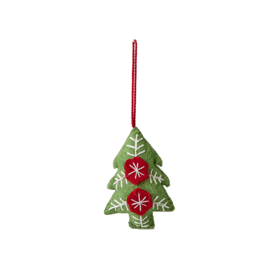Christmas Tree Felt Decoration