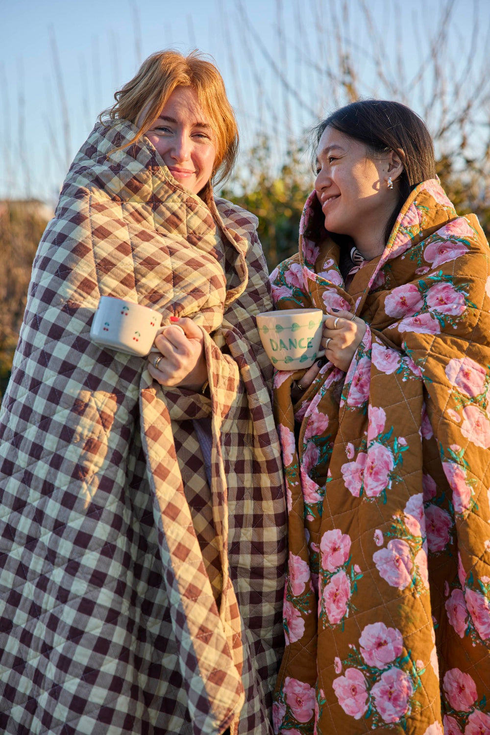Quilt Blanket - Floral Fiesta Rose Print