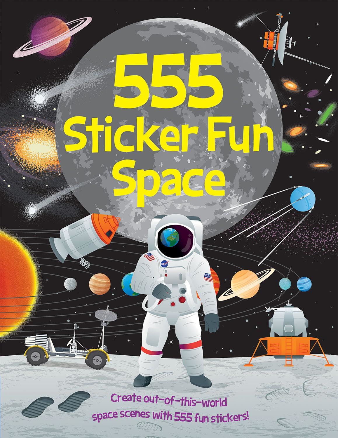 555 Sticker Fun: Space