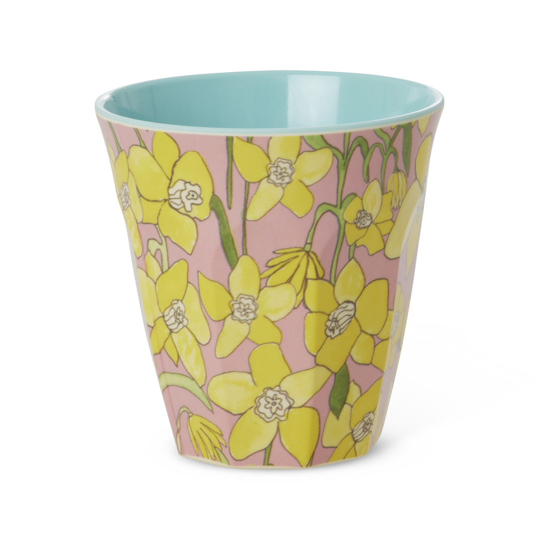 Daffodil Print Medium Melamine Cup