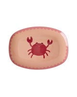 Small Rectangular Side Plate - Crab