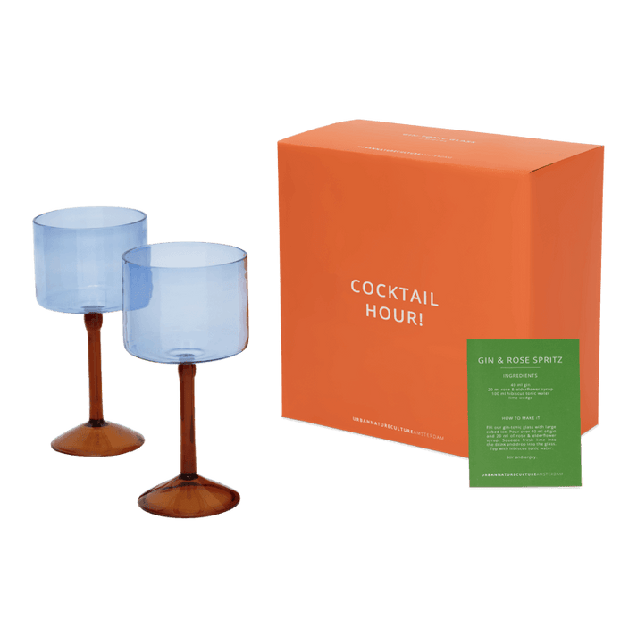 Gin & Tonic Cocktail Glasses - Set of 2