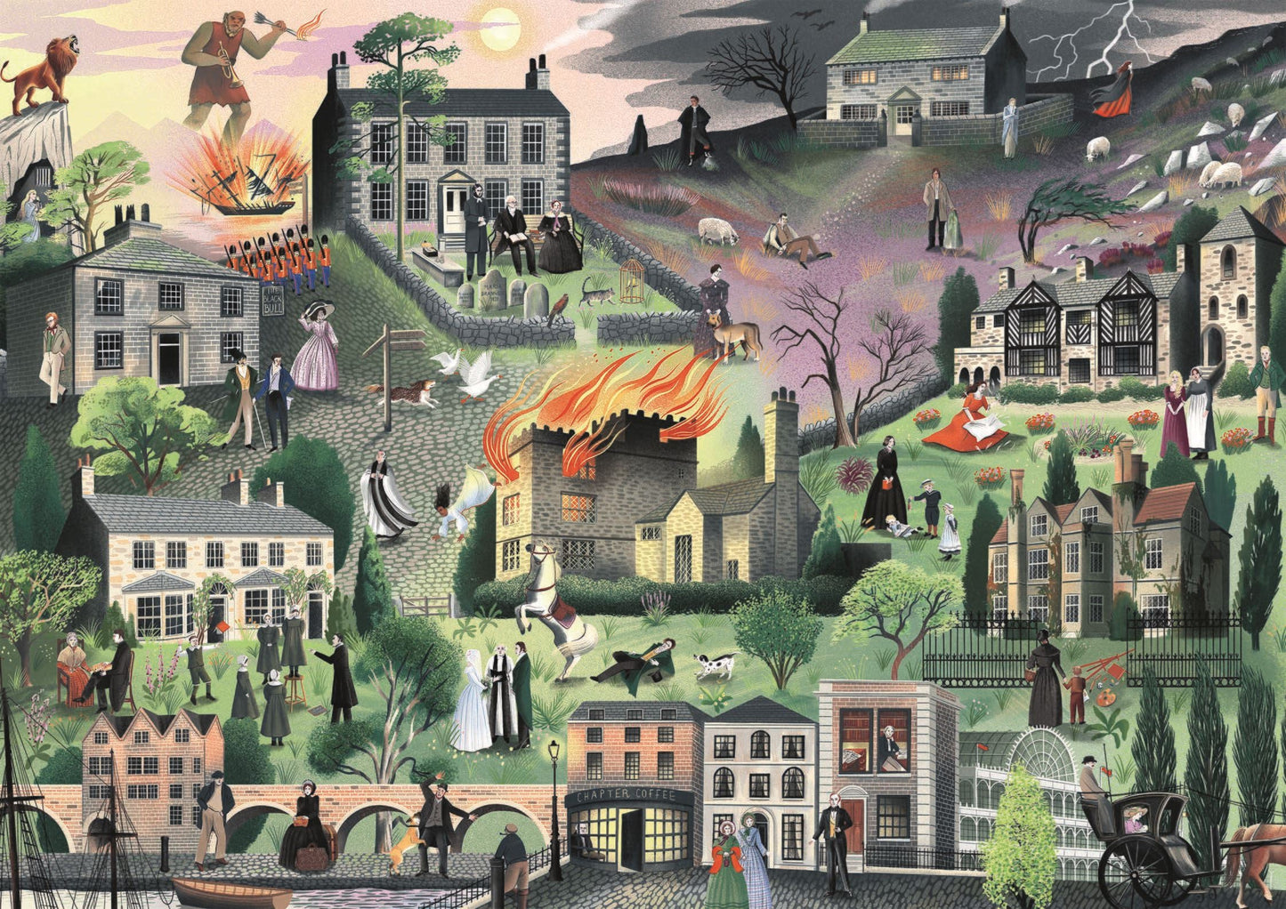 World Of The Brontes 1000 Piece Jigsaw Puzzle