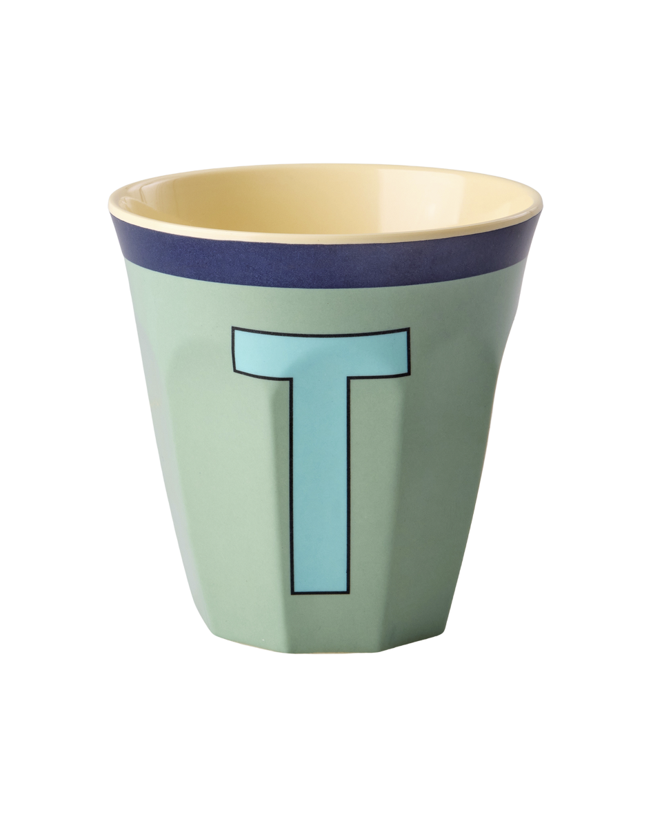 Vintage Colour Letter Cups