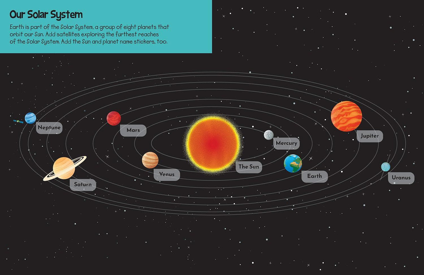 555 Sticker Fun: Space