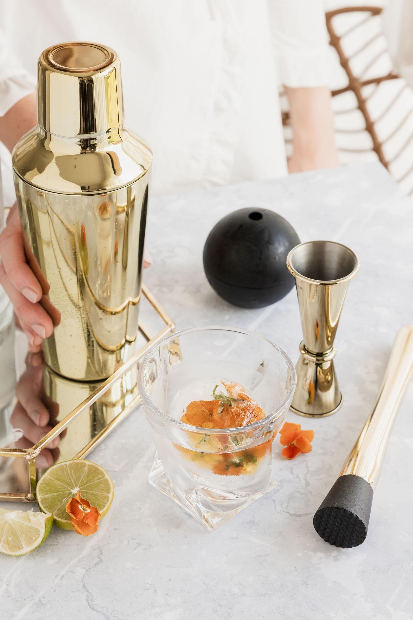 Cocktail Master Gift Set - Gold