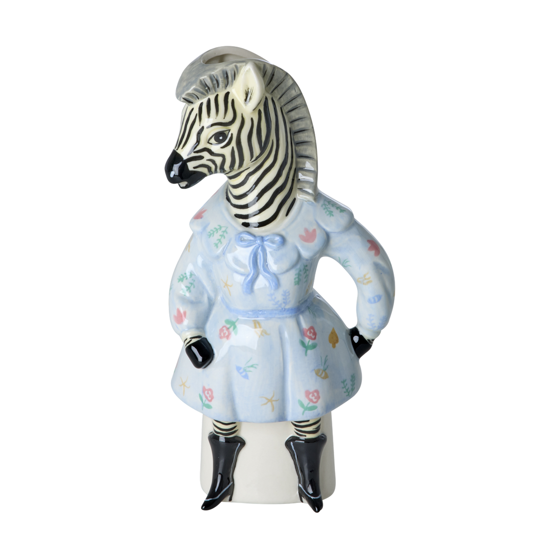 Ceramic Vase in Zebra Shape - Nathalie Lete - 580ml