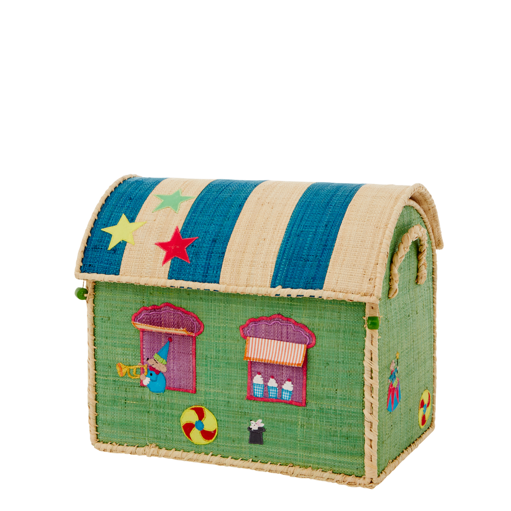 Raffia Toy Baskets - Circus Theme