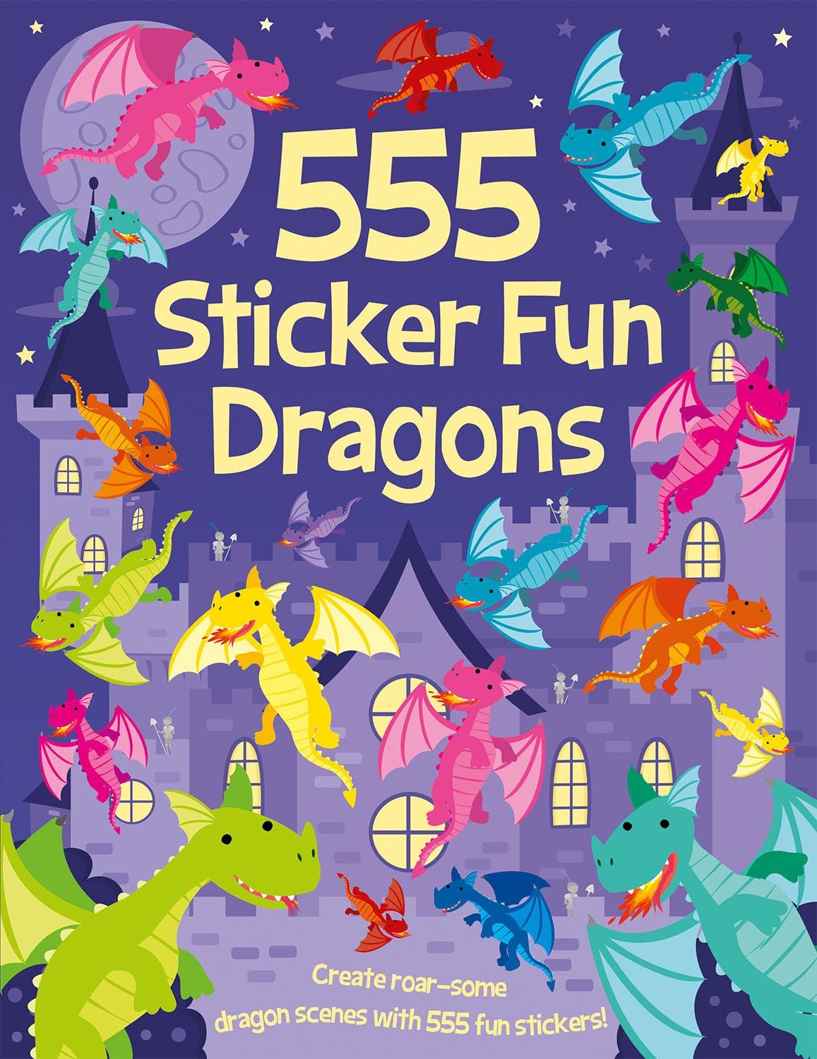 555 Sticker Fun: Dragons