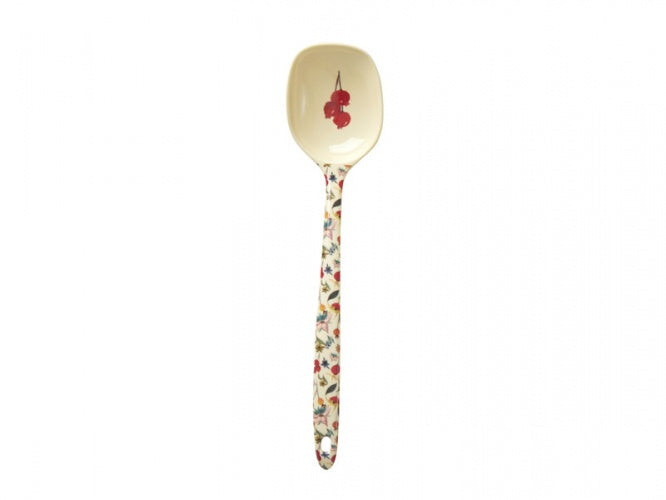 Cooking Spoon in Winter Rosebuds Print