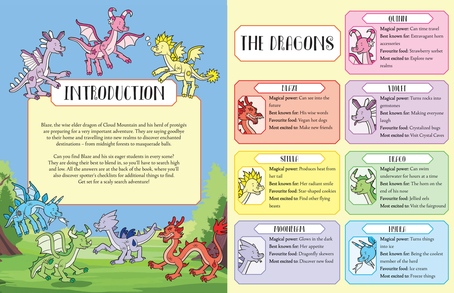 Where’s The Dragon : A Fun Fantasy Search Book