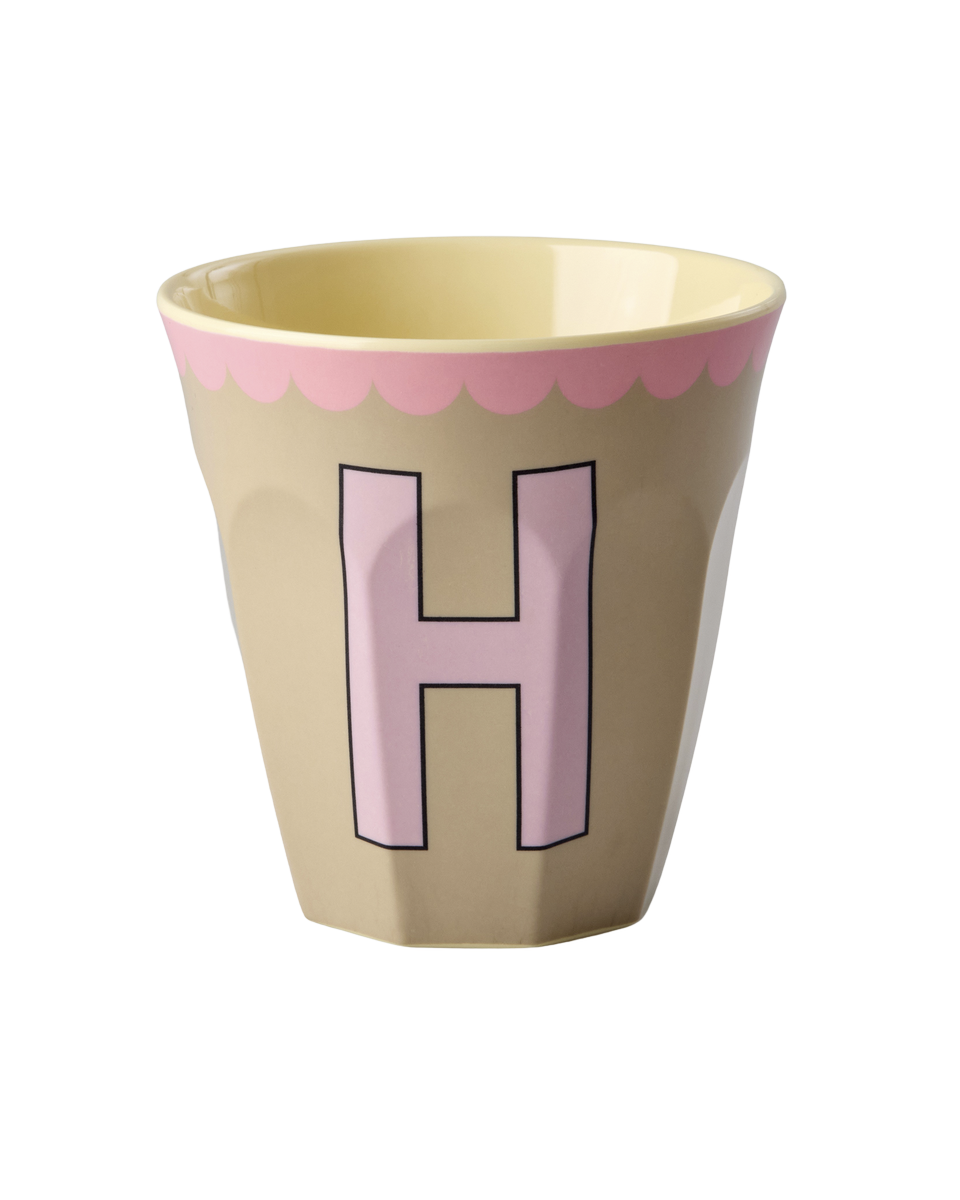 Vintage Colour Letter Cups