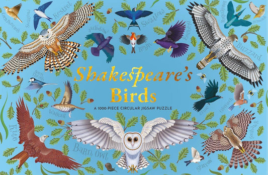 Shakespeares Birds: A 1000 Piece Circular Jigsaw Puzzle
